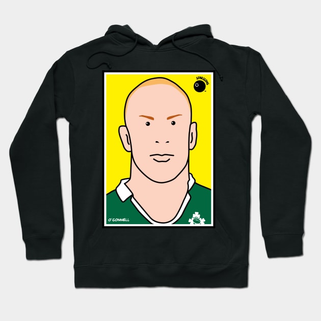 Paul O'Connell, Ireland rugby union player Hoodie by stariconsrugby